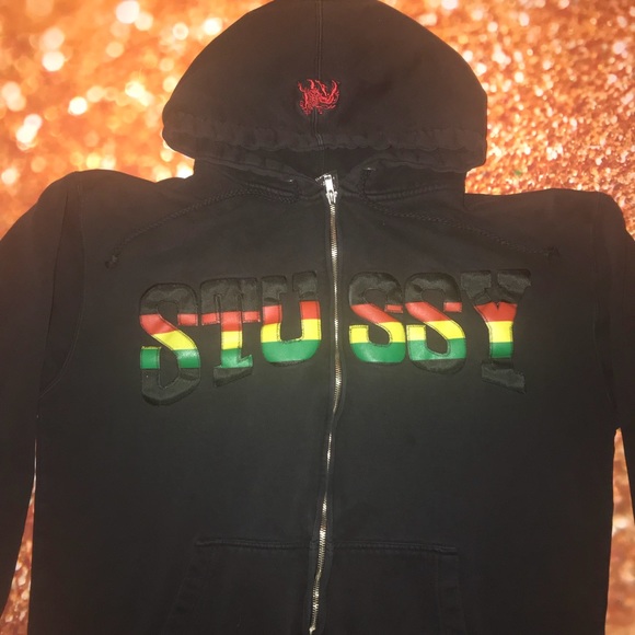 stussy rasta hoodie